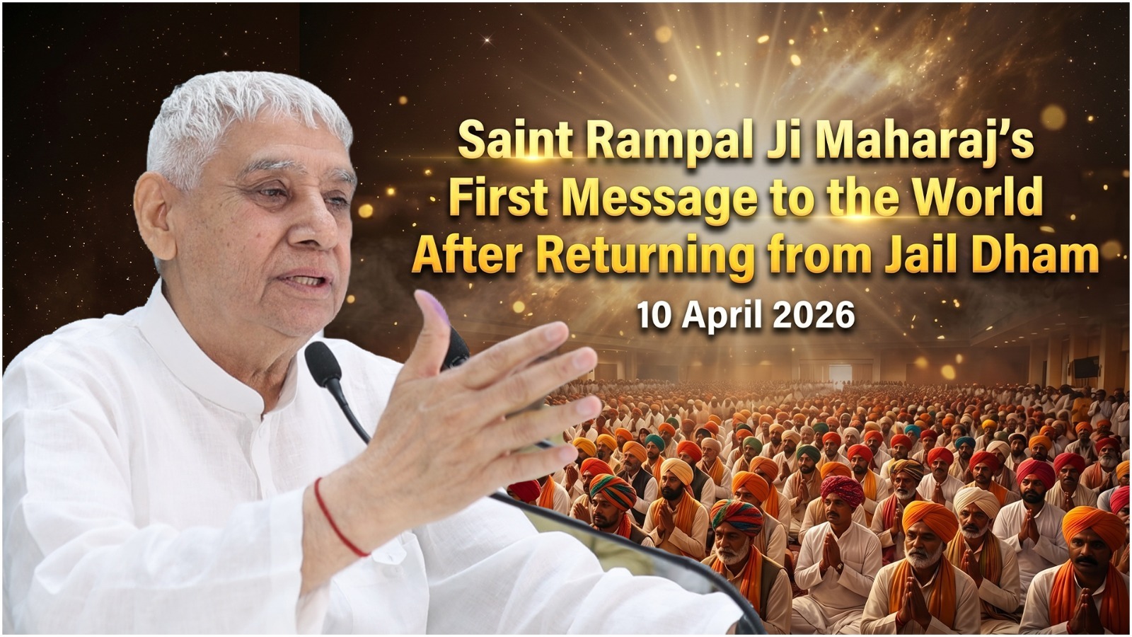Saint-Rampal-Ji-First-Message-After-Returning-From-Jail-Dham-English