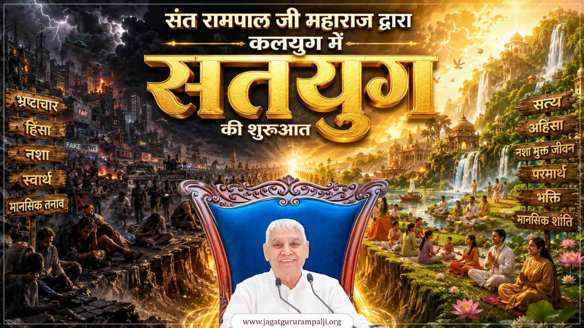 संत रामपाल जी महाराज द्वारा कलयुग में सतयुग की शुरुआत