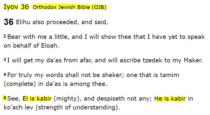 Bible Iyov 36 God Kabir